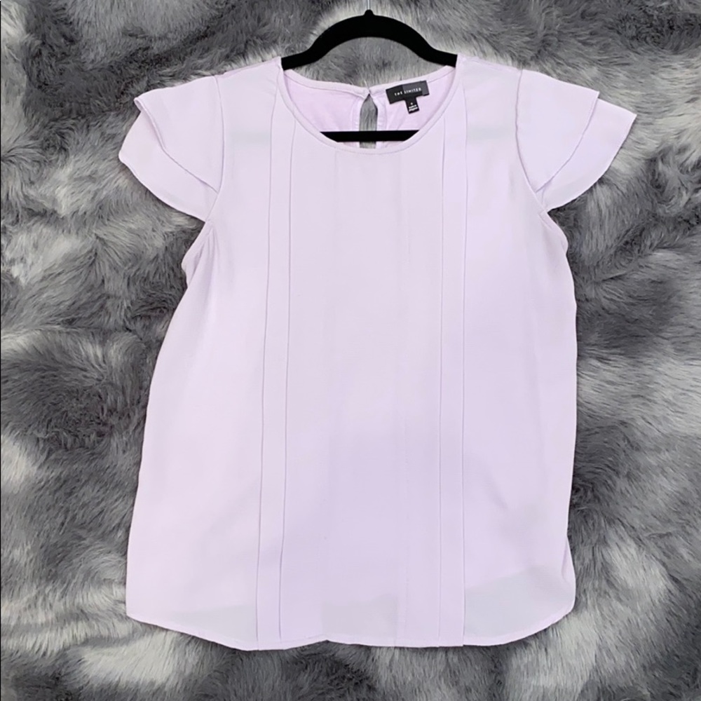 The Limited Lilac Work Blouse